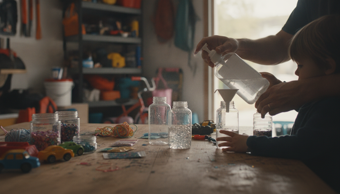 Hand Sanitizer in Sensory Bottles: Safe Use & Tips