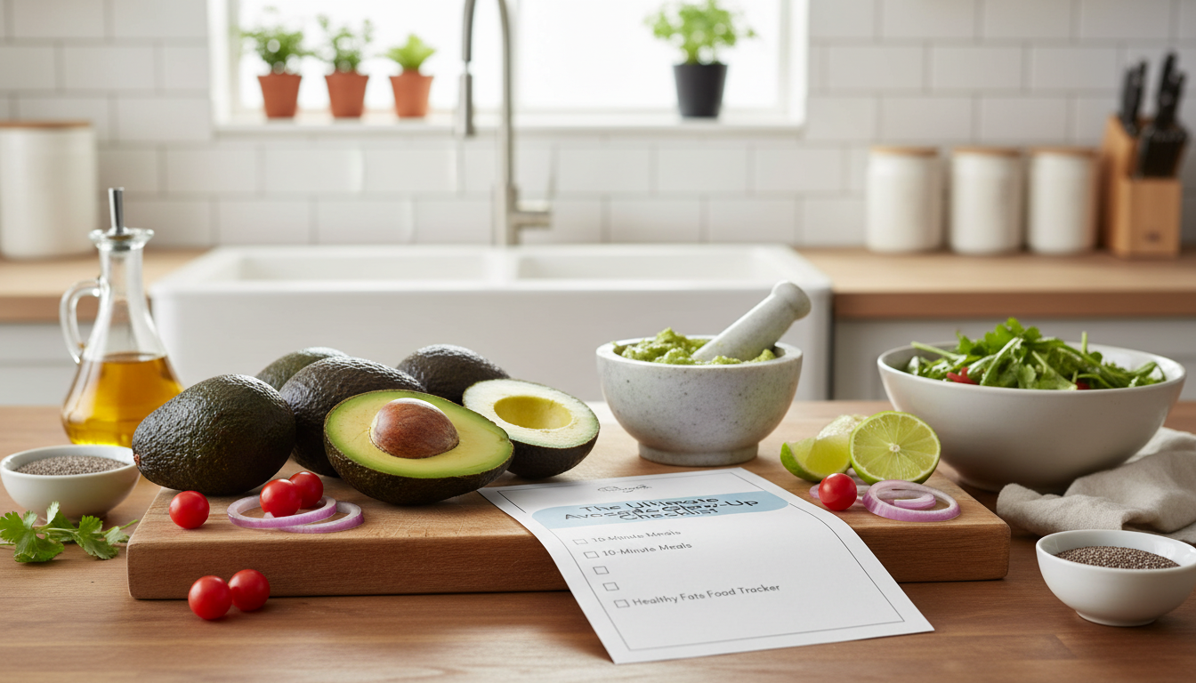 Avocado Wellness Habits: 10-Minute Meals + Tracker