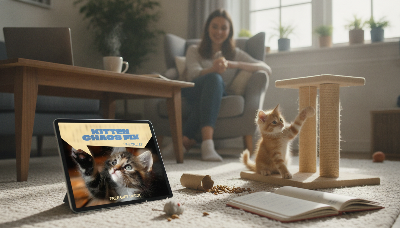 Kitten Behavior Fix Checklist: Biting, Scratching, Zoomies