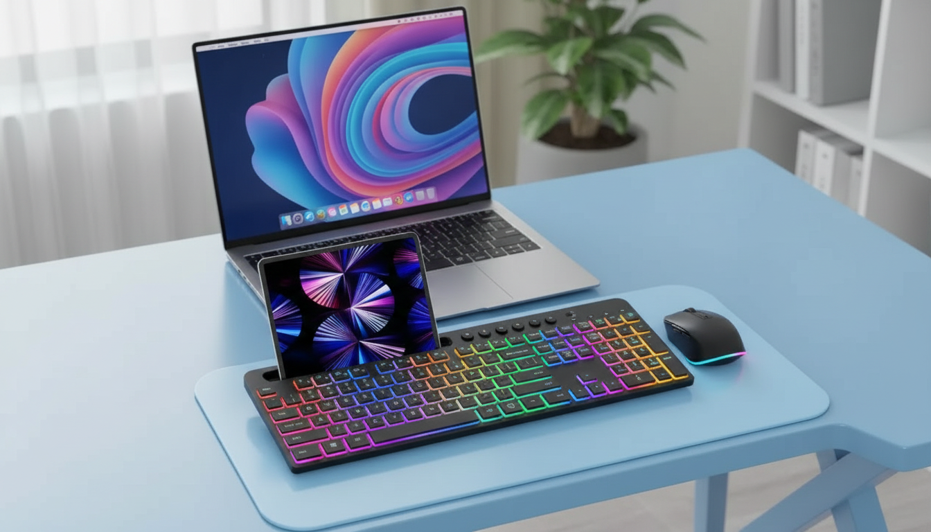 Mac Wireless RGB Keyboard & Mouse Combo: Setup Guide