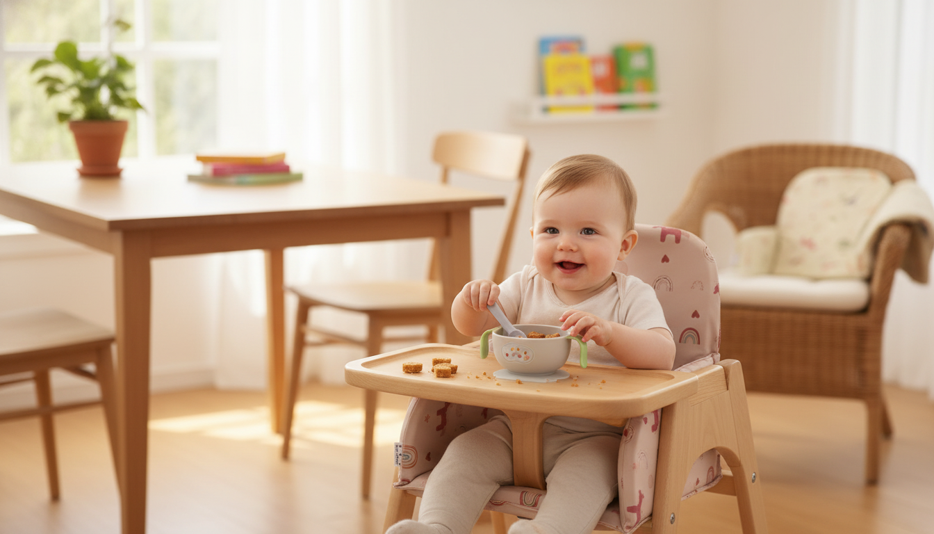 Wipe-Clean High Chair Cushion: Soft, Durable & Multi-Use