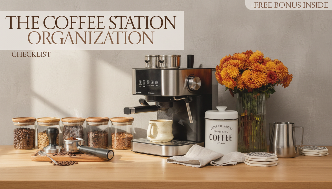 Simple Coffee Bar Setup: Easy Home Station Guide