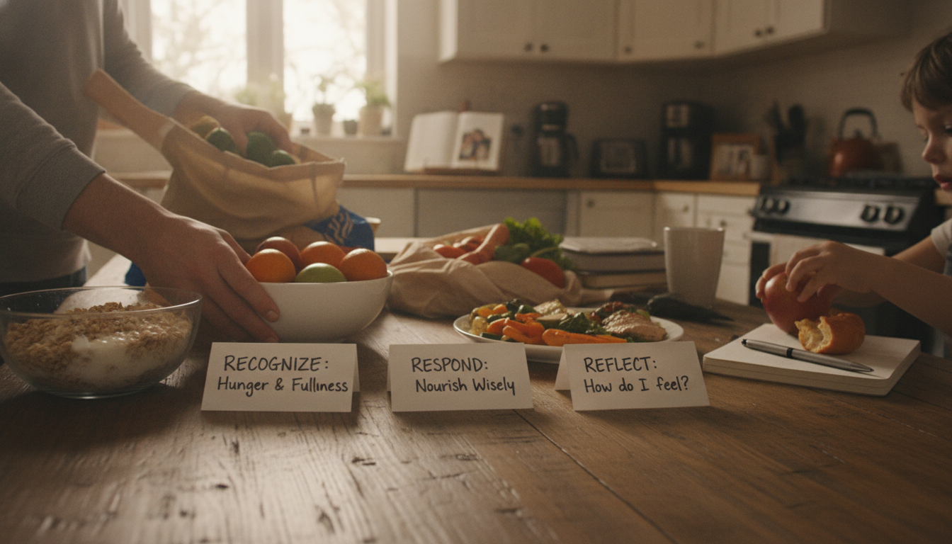 The 3 R’s of Mindful Eating: Recognize, Respond, Reflect