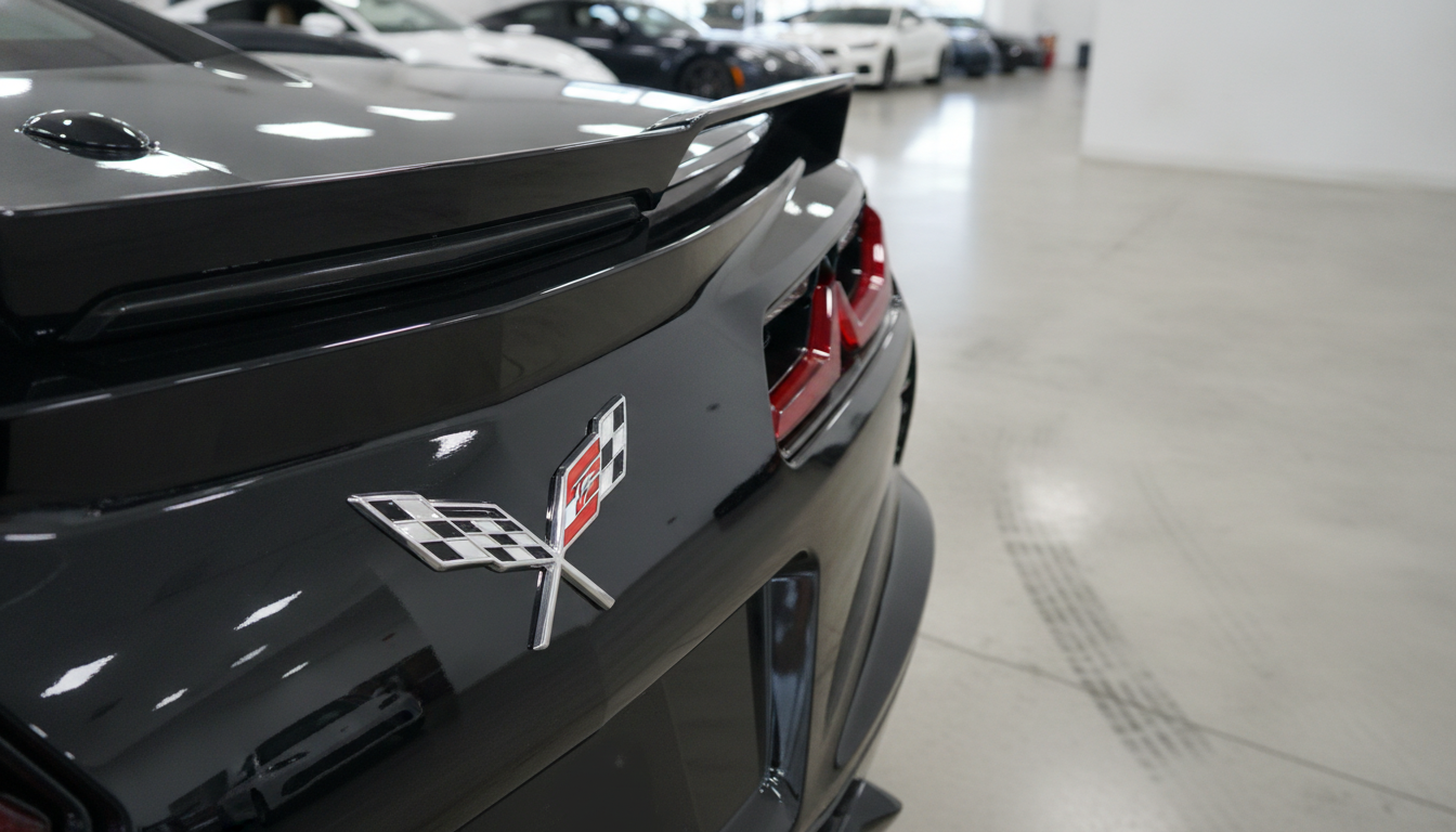 Which Car Has a Flag Emblem? Corvette Crossed Flags