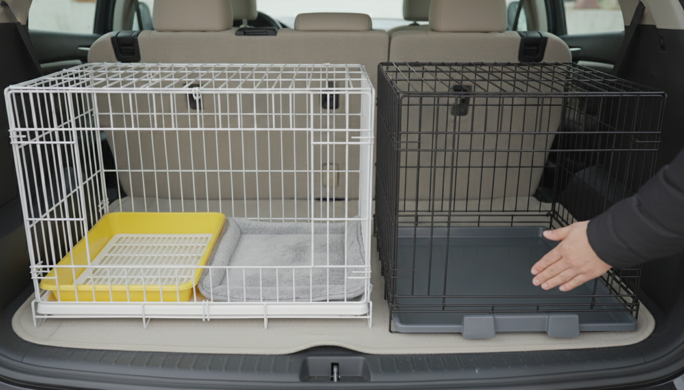 Dog Toilet-Tray Cage vs Crate Pan: Key Differences