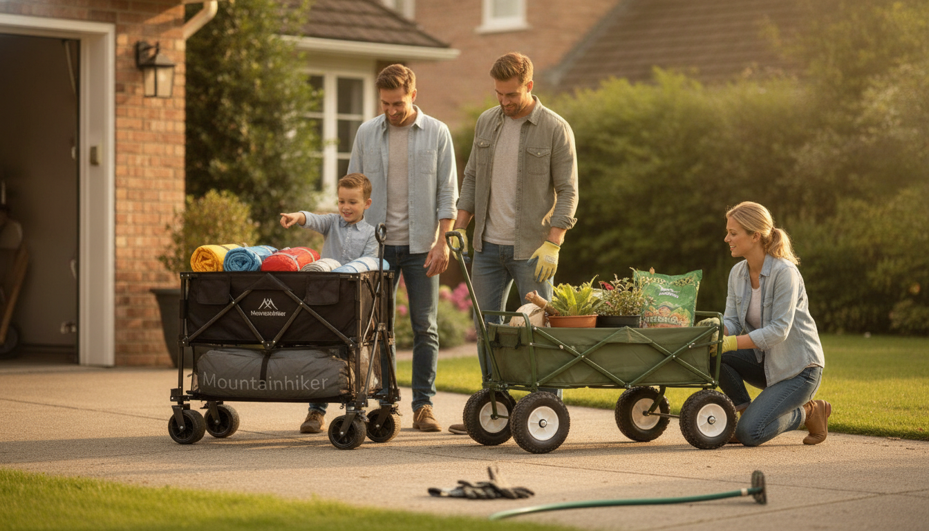 Folding Camping Cart vs Garden Wagon: Key Differences
