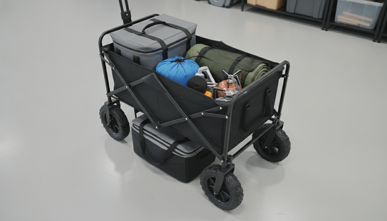 Folding Camping Cart Size Guide for Gear & Coolers