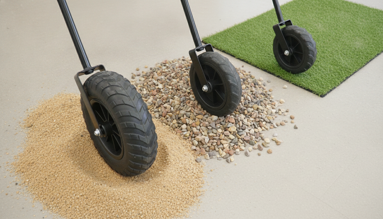 Best Camping Cart Wheel Size for Sand, Gravel & Grass