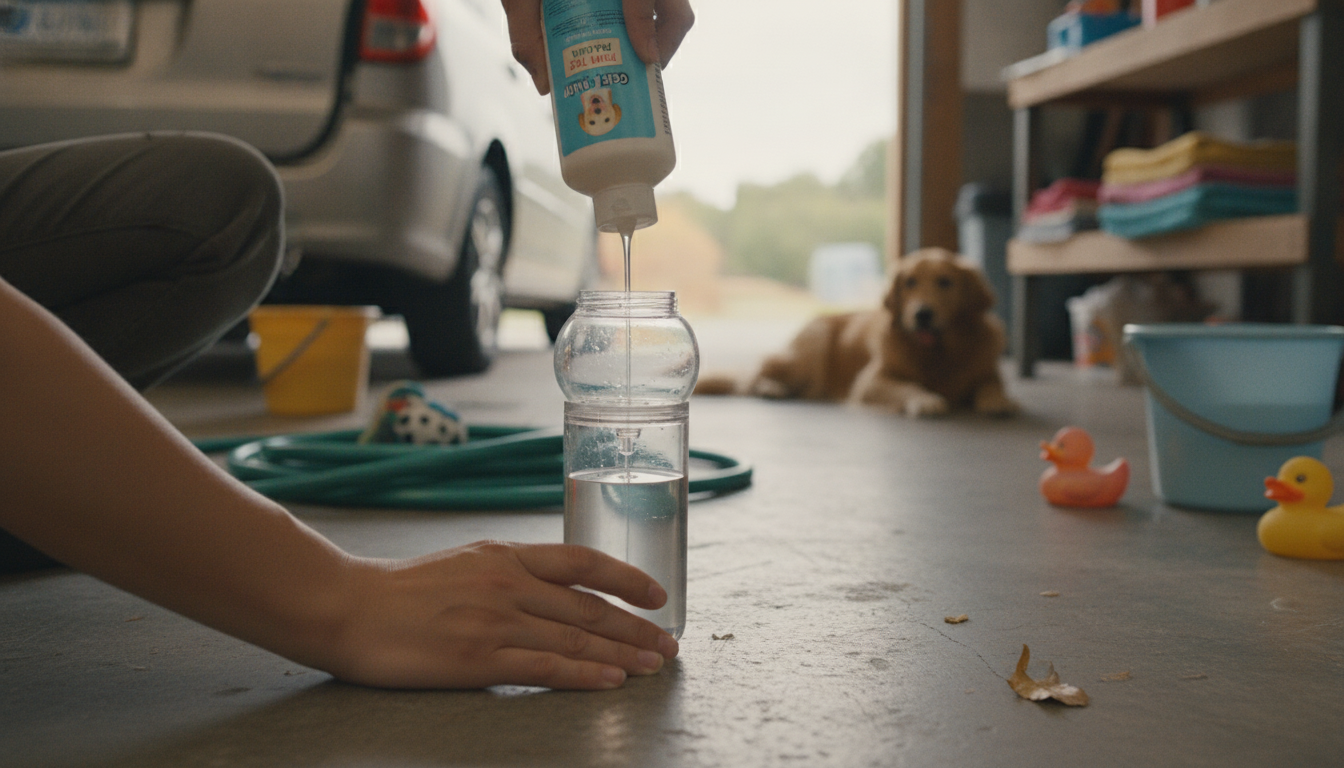 Best Shampoo for a Soap-Dispensing Pet Bath Brush