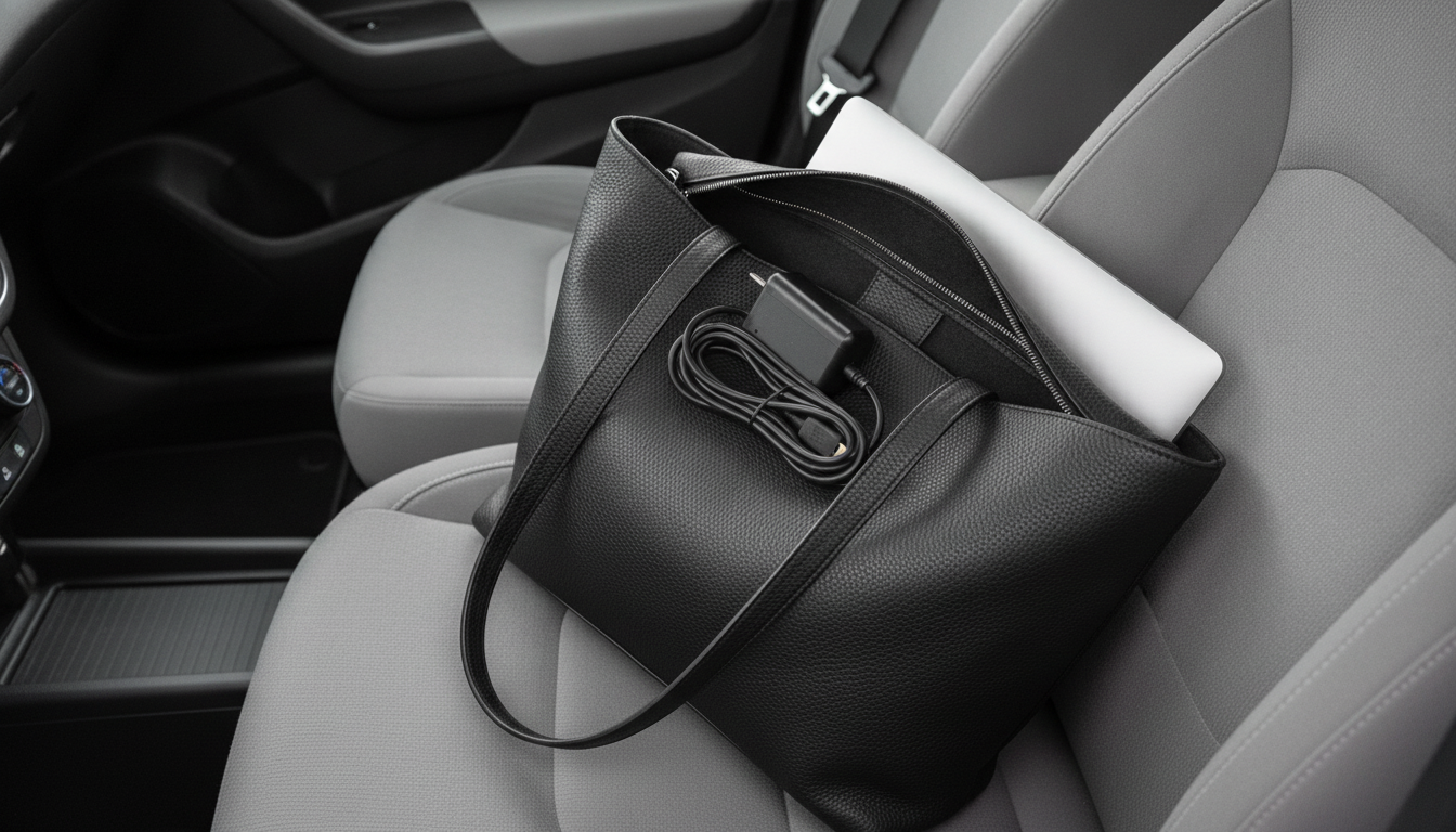 Will a Leather Tote Fit a 15-Inch Laptop and Charger?