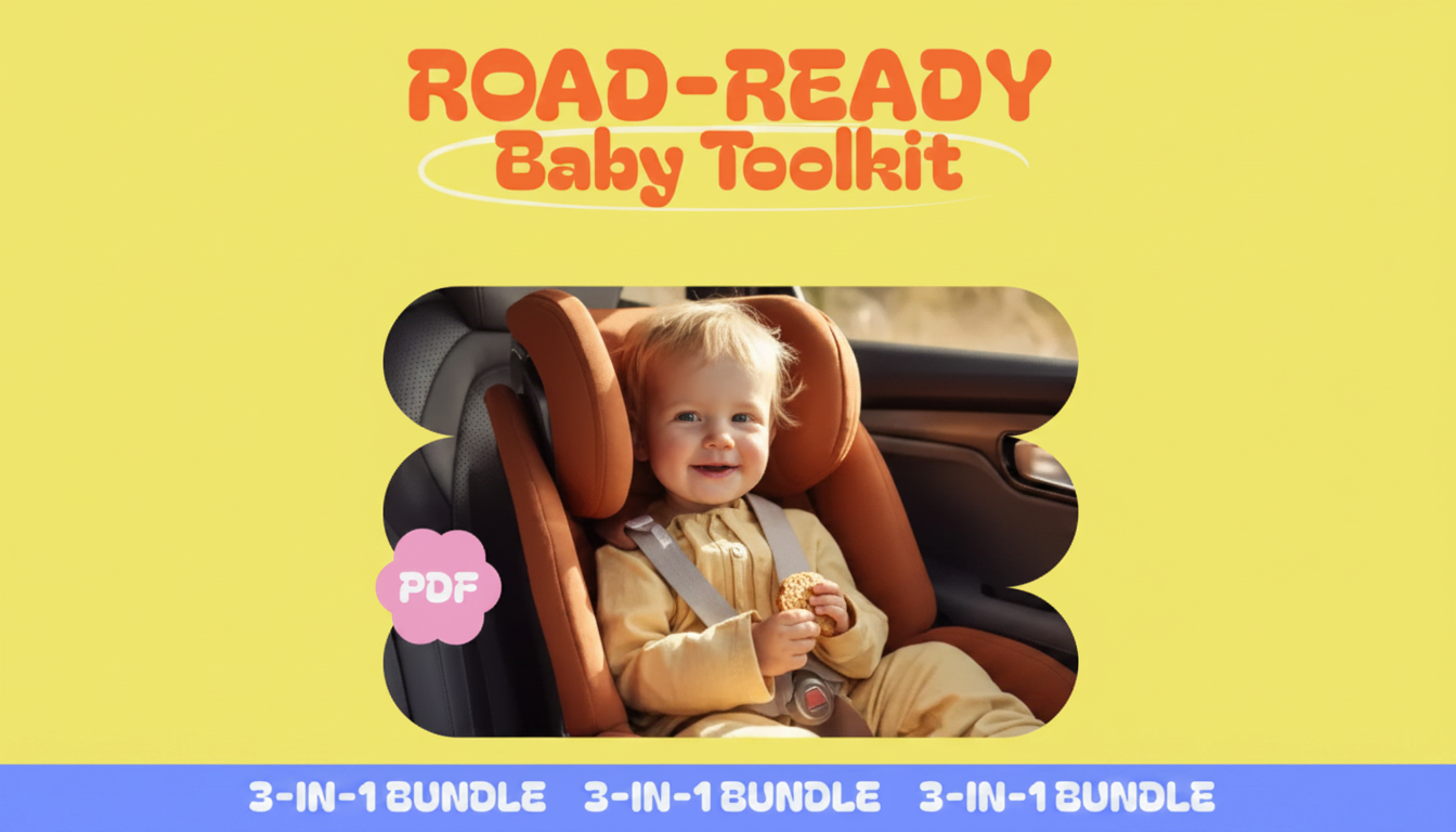 3-in-1 Road-Ready Baby Car Kit for Calm, Safer Trips