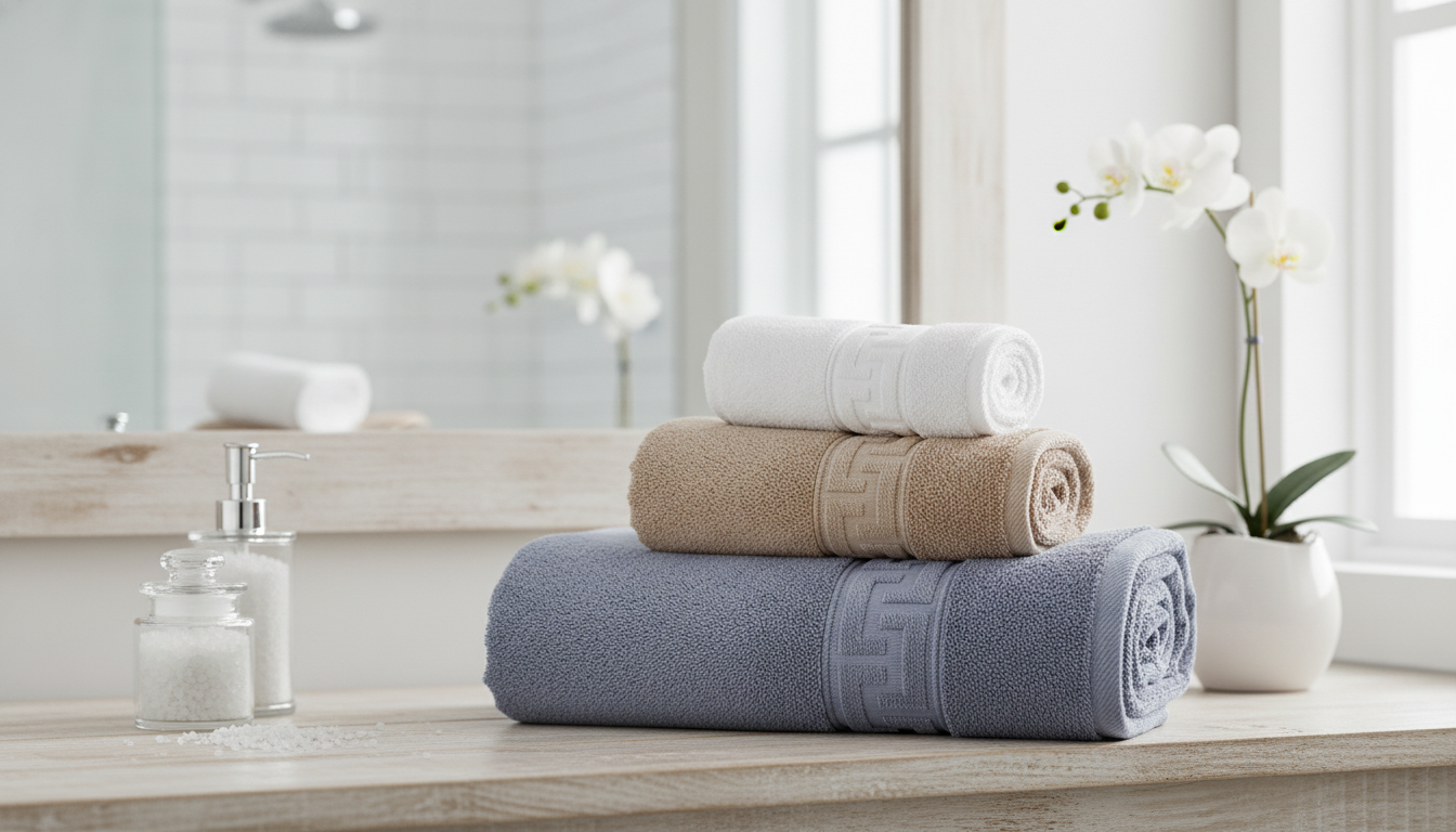 Plush 3-Piece Luxury Cotton Towel Set for Adults