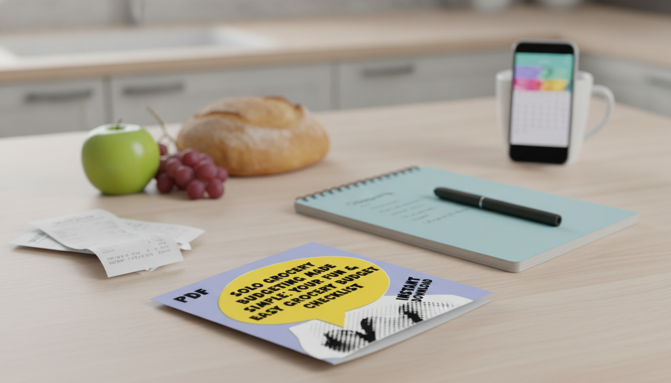 Solo Grocery Budgeting: Weekly Checklist to Spend Less