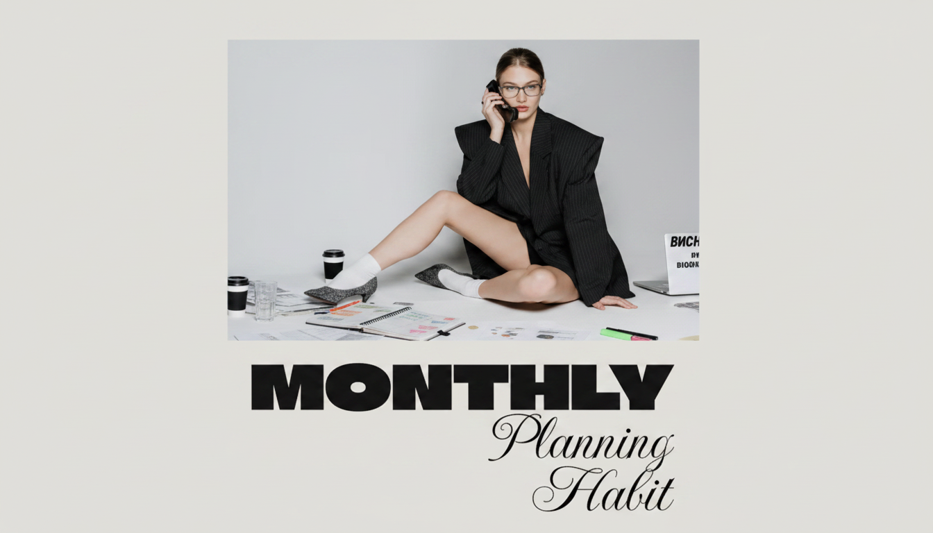 Monthly Planning Habit: A 30-Min Reset That Sticks