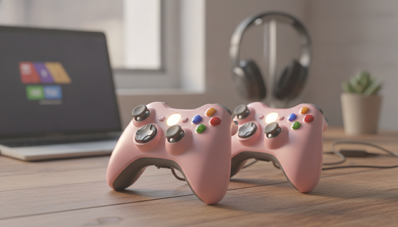 Xbox 360 & PC Wireless Controller With Dual Vibration