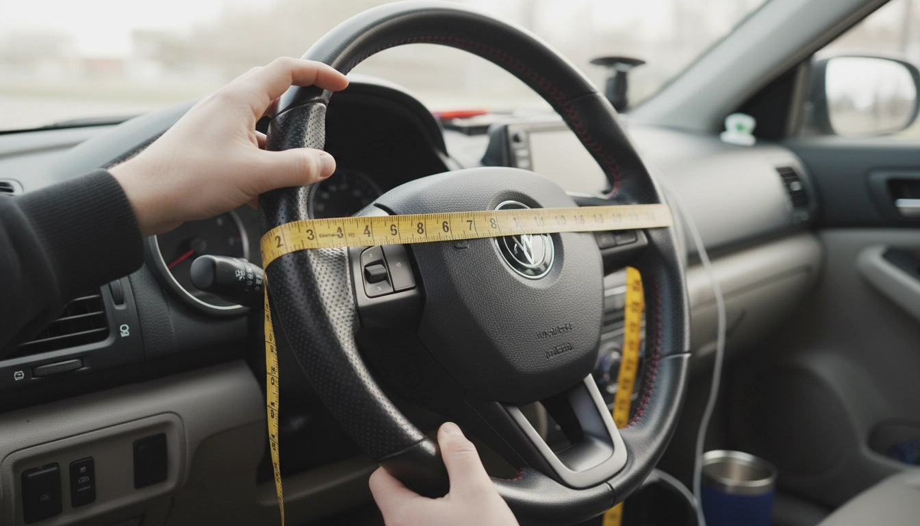 How to Measure for a 15-Inch D-Shape Steering Cover