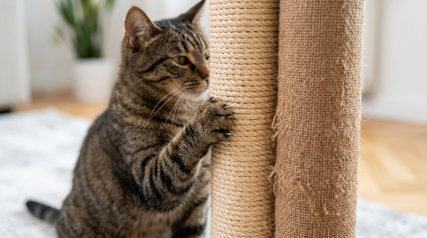 Sisal vs Jute for Cats: Best Scratching Material