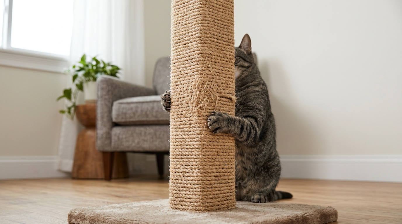 Best Scratching Post for Indoor Cats: Height, Sisal & Stability
